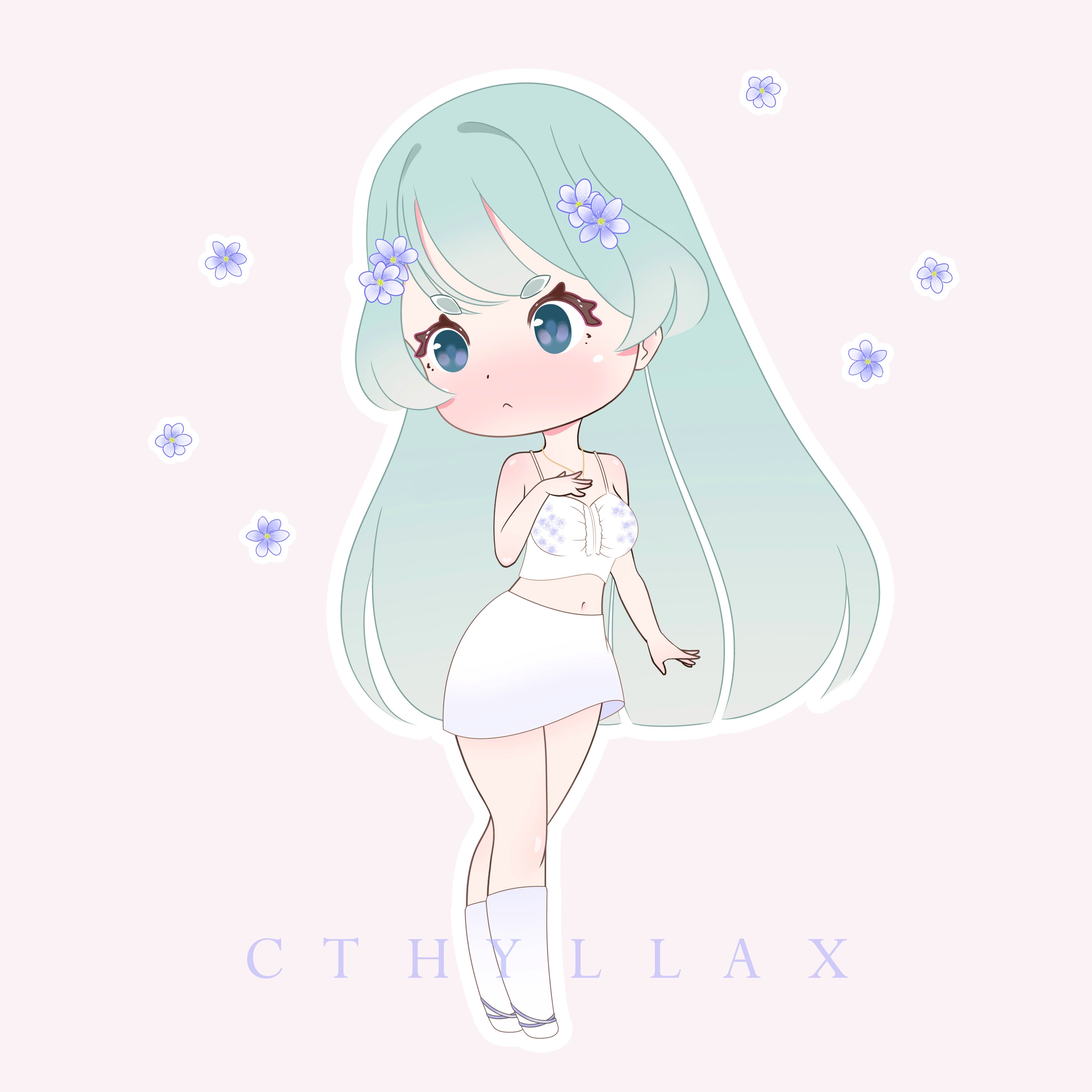 Illustration Alyse - Original Character / Keychain par Cthyllax